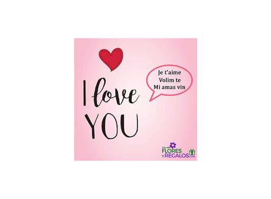 Dile "Te amo" en 43 Idiomas diferentes