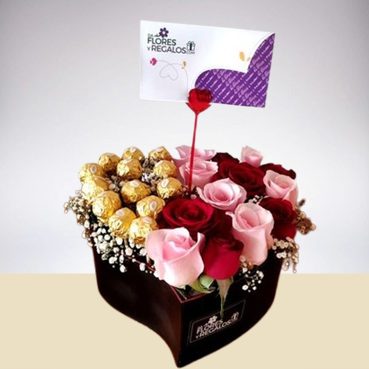 Rosas con Chocolates