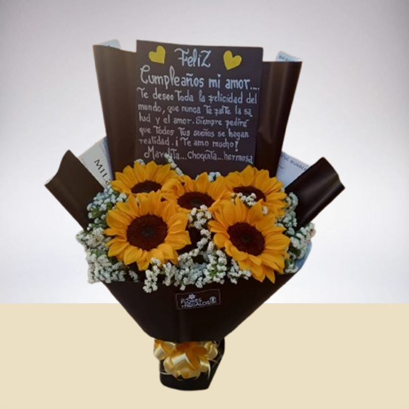 Ramo de girasoles